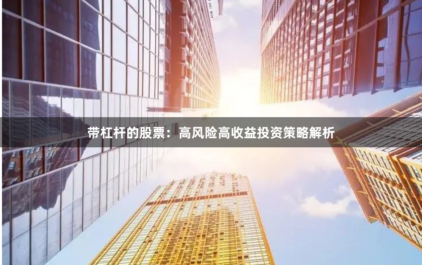 带杠杆的股票：高风险高收益投资策略解析